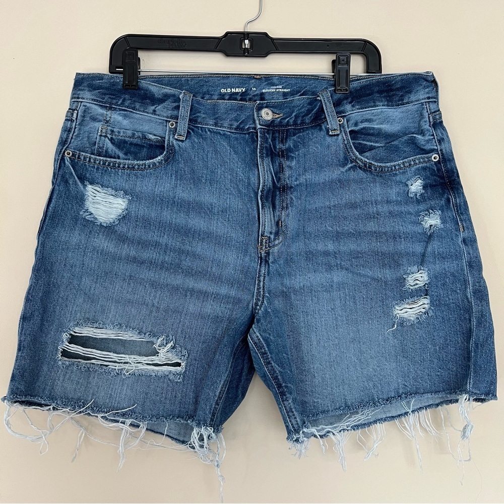 Denim shorts